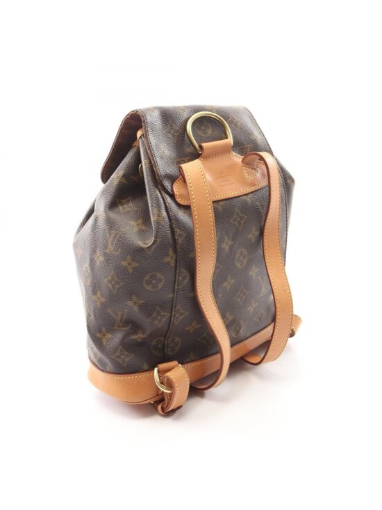 Louis Vuitton Backpack Montsouris MM Monogram Canvas Leather main image 9